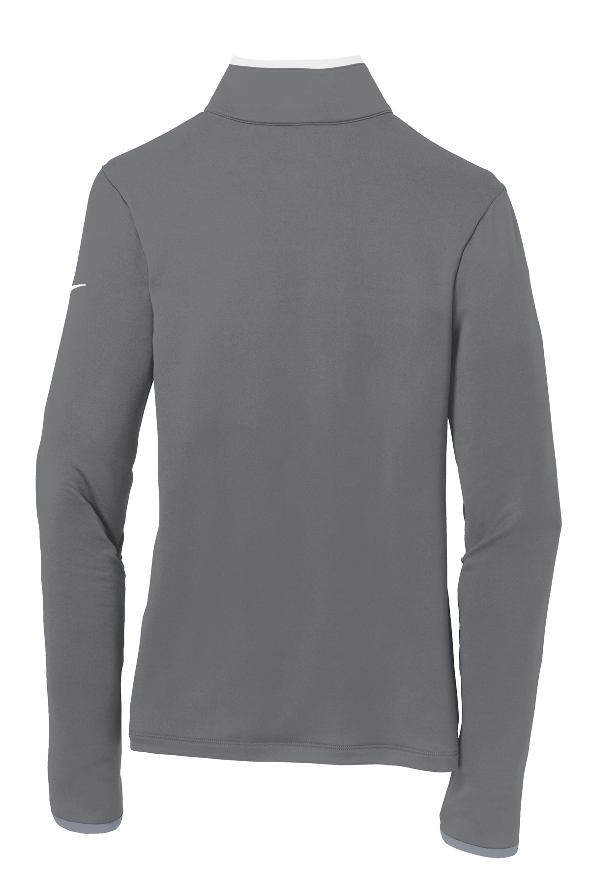 St. Jude Nike Gray/White Logo Quarter Zip - Women's